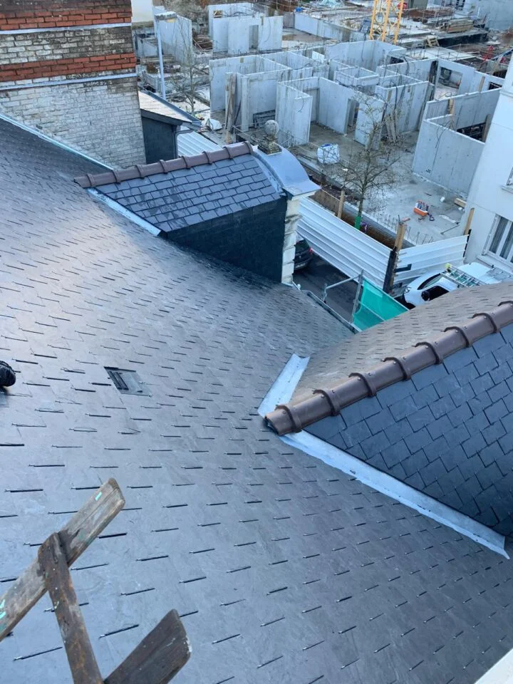 Vue plongeante du toit