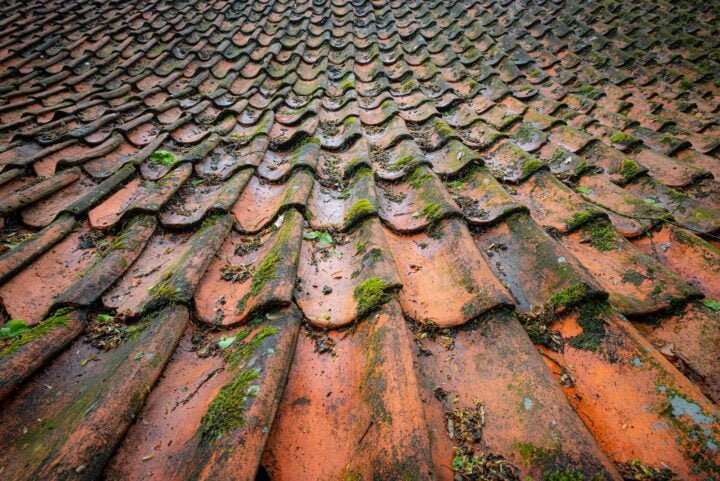 avant hydrofugation de toiture