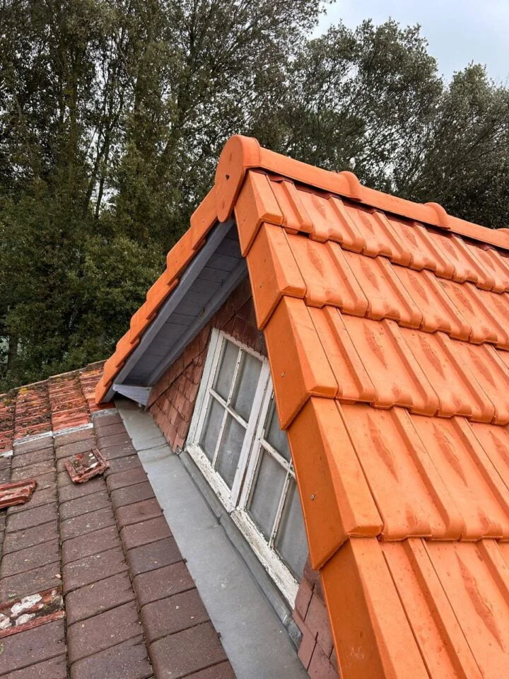 Vue de la niche de toiture